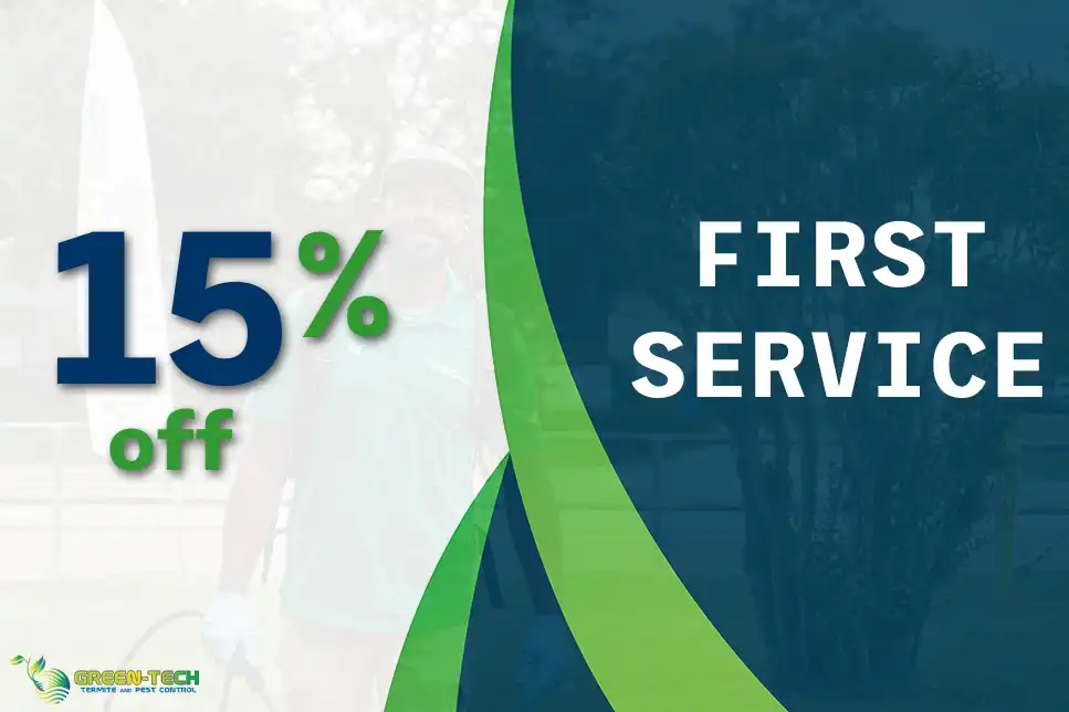 15% Off First Pest Control Service with Green-Tech Termite and Pest Control in Palm Harbor FL